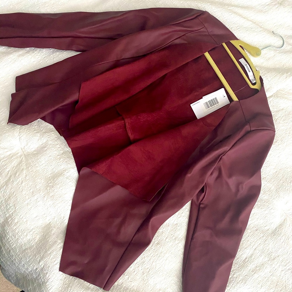 Crimson blazer/sweater
